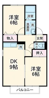 セジュール碧E【2階】の間取り