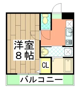 アークリード西院【4階】の間取り