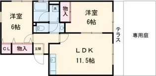 Merveille Kameoka【106号室】の間取り