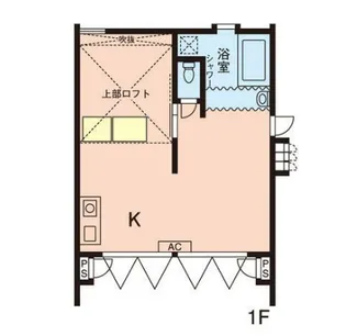 サーフビレッジKAI【E01号室】の間取り