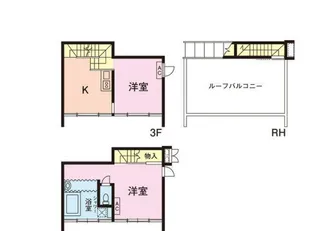 サーフビレッジKAI【2階】の間取り
