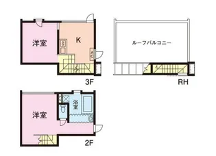 サーフビレッジKAI【2階】の間取り