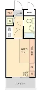 エヴェナール井荻Ⅱ【2階】の間取り