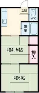 いつきハウス【101号室】の間取り