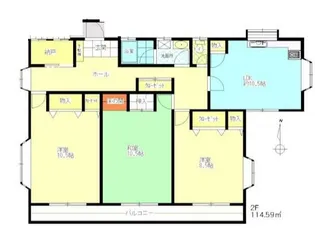 ハウスA【2階】の間取り