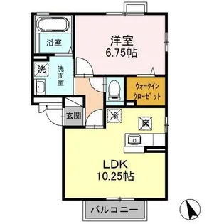 ラ メール【1階】の間取り