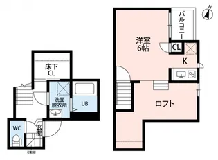 CB原市ベラヴィータ【1階】の間取り