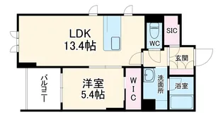 ザ・グランドオペラ並木【2階】の間取り