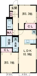 La plata【1階】の間取り