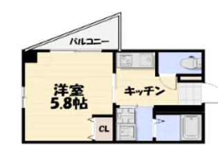 Lyk神明町【3階】の間取り
