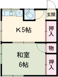 小池荘【1階】の間取り