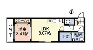 フェリーチェⅥ【2階】の間取り