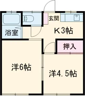 コーポひまわり【2階】の間取り