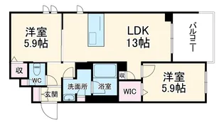 センターレジデンスグランデ【2階】の間取り