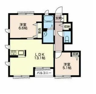 グランヴィスタ【1階】の間取り