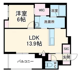 センターレジデンスグランデ【2階】の間取り
