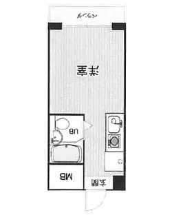 ブルースカイ代々木上原【103号室】の間取り