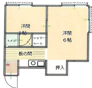 駒込ハイツ【1階】の間取り