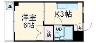 溝の口ガーデニア【3階】の間取り