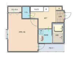 メゾンドリラ【1階】の間取り