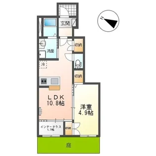 ブルー スカイ【1階】の間取り