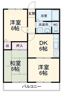 ハイツK・S21 A【103号室】の間取り