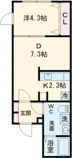 アーバンパーク方南町【2階】の間取り