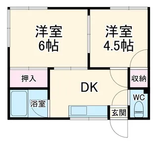 グリーンハイツ【1階】の間取り