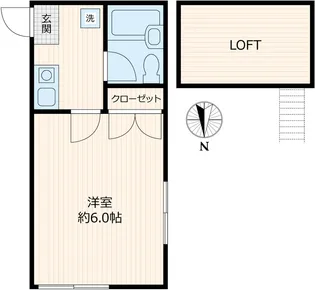 第5メゾンなかざわ【2階】の間取り