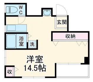 ヴィラ・ステューディオ【3階】の間取り