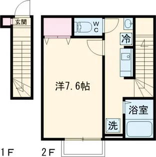 ミハス西落合【2階】の間取り