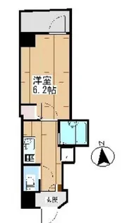 ジーヒルズ中町【4階】の間取り