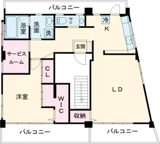 古谷マンション【2F号室】の間取り