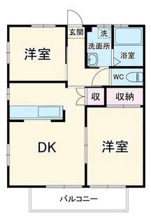 グレースコート【1階】の間取り