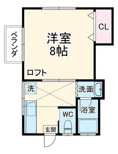 ラ・フランセ【1階】の間取り