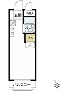 グリーンヴァレー稲田堤【2階】の間取り