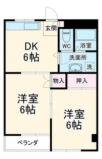 アゼール【205号室】の間取り