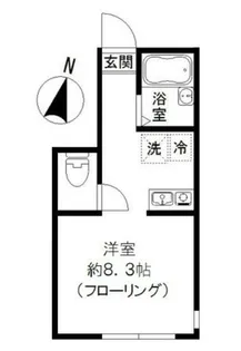 メゾングランメール上石神井【1階】の間取り