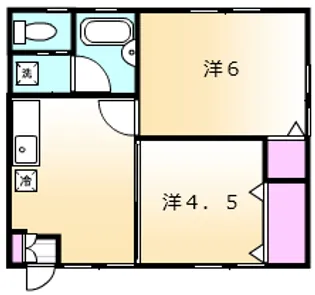 コーポイトー【0101号室】の間取り
