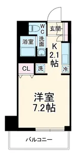 パークナードフィット箕面船場【2階】の間取り
