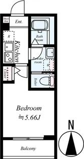 GRADUS大和田Ⅱ【101号室】の間取り
