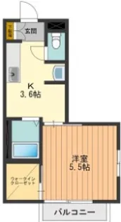 エミネンスⅠ【1階】の間取り