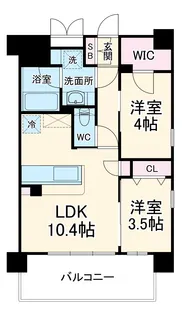 STANDZ新大阪【4階】の間取り