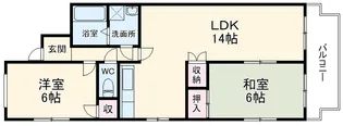 アベニュー大森【4B号室】の間取り