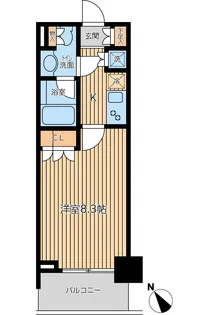 ドゥーエつつじヶ丘【4階】の間取り