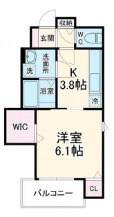 アルバス上野東【2階】の間取り