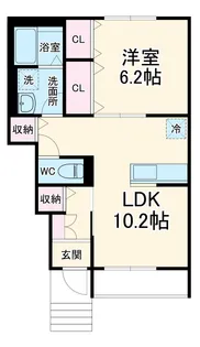Forest-K【1階】の間取り
