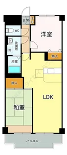 幸栄パレス【602号室】の間取り