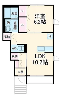 Forest-K【1階】の間取り