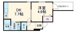 メゾンドリラ【1階】の間取り
